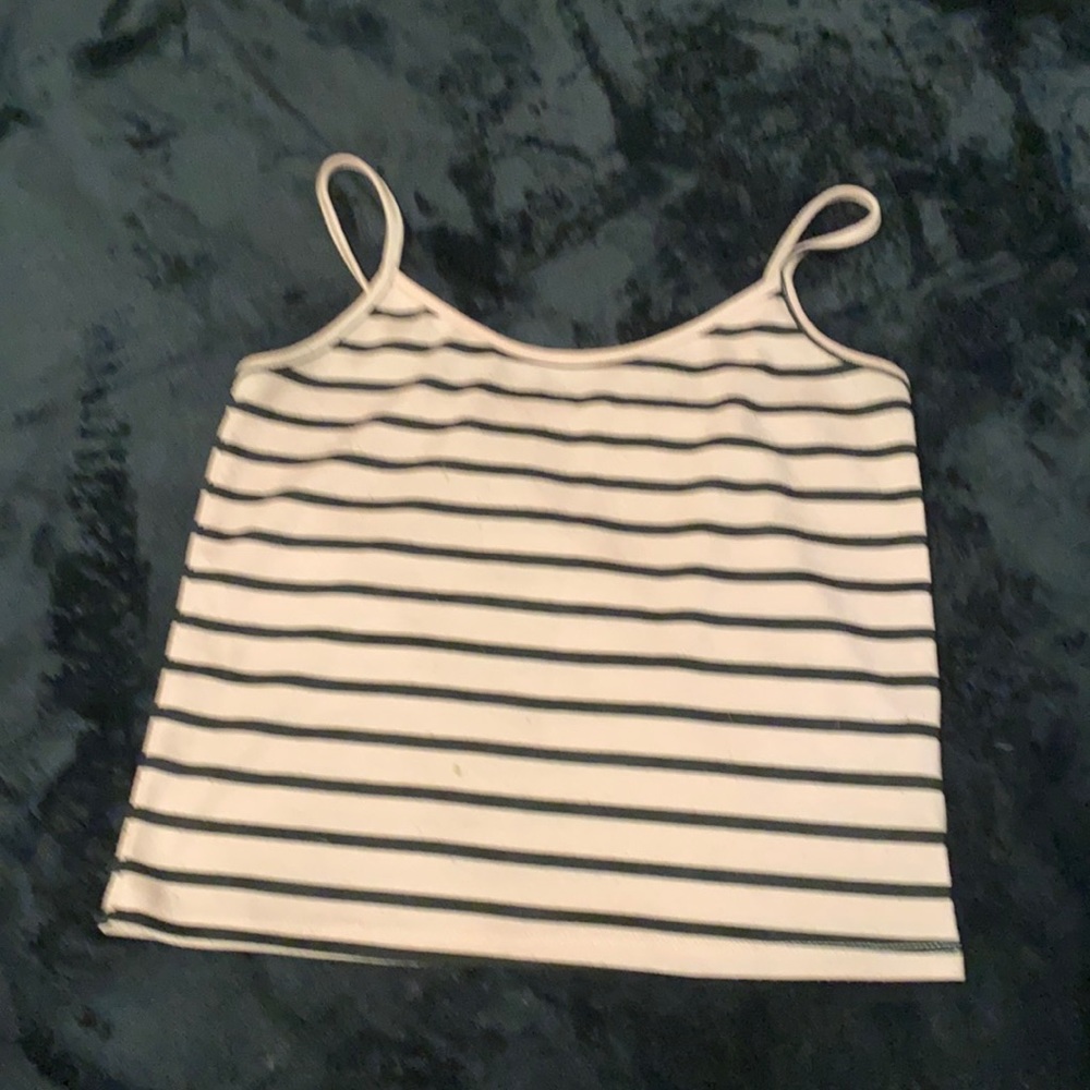 Pink striped tank